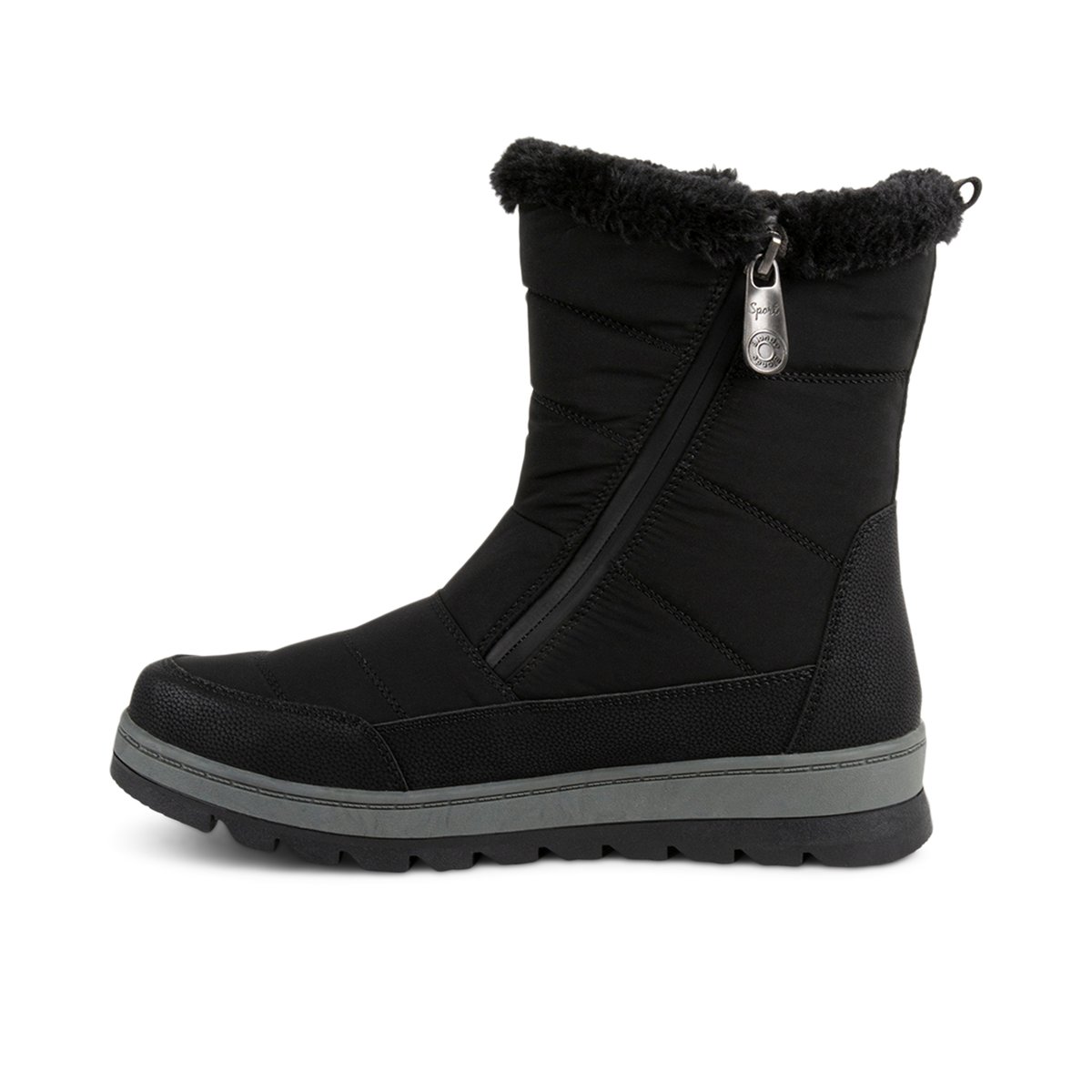 BLONDO SPORT-Barbara-l-Bottes d'hiver - Semelle tracteur - Noir