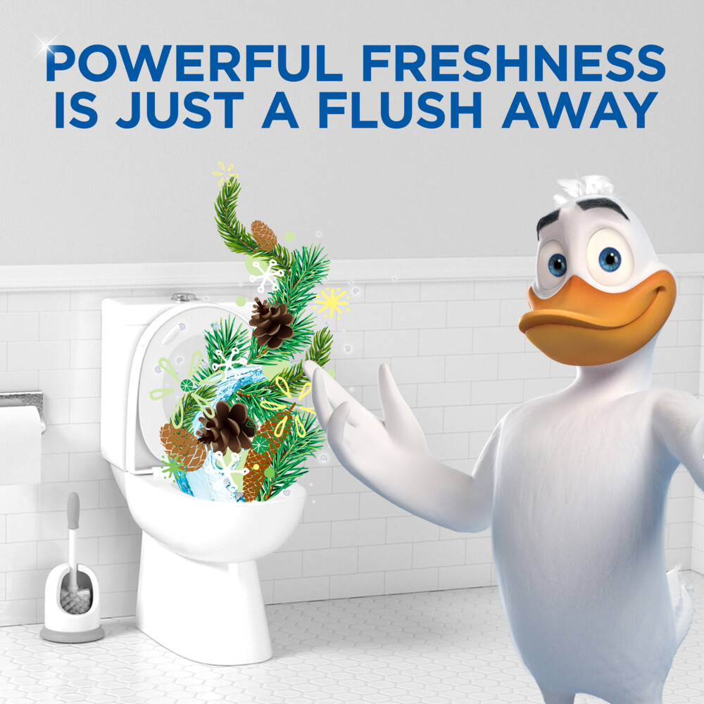 8x WC Eend Toiletblok Active Pine Forest38 gr