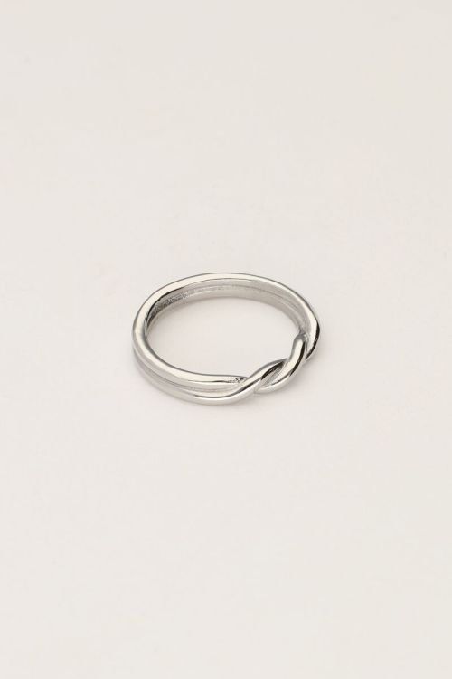 Vintage gevlochten ring