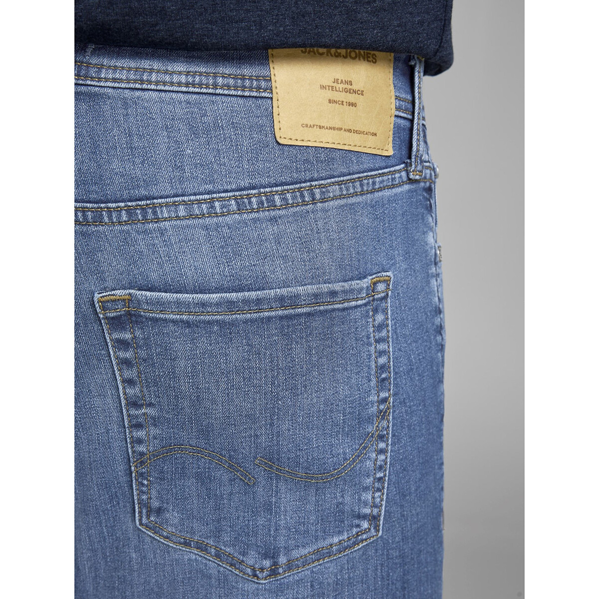 JACK & JONES<br>Calça jeans slim stretch Jjiglenn