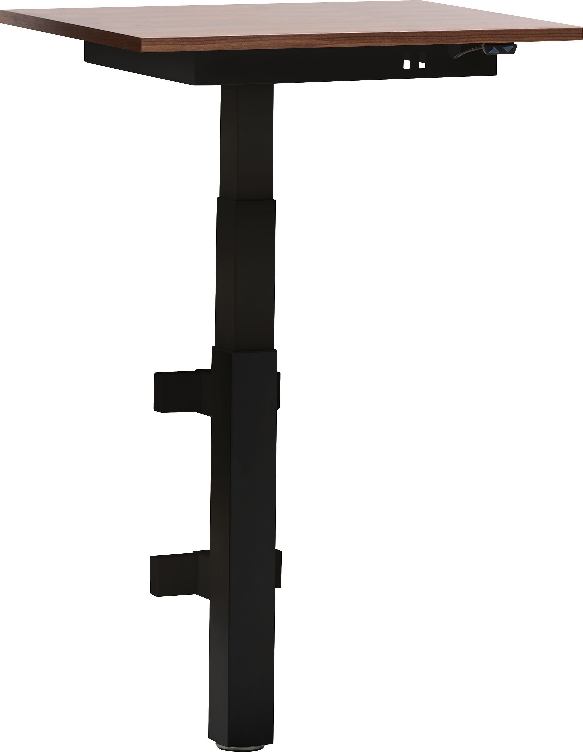 FLEXCUBE Wandtisch höhenverstellbar - Nussbaum / B: 65.0 cm x T: 50.0 cm x H: 62.5 cm
