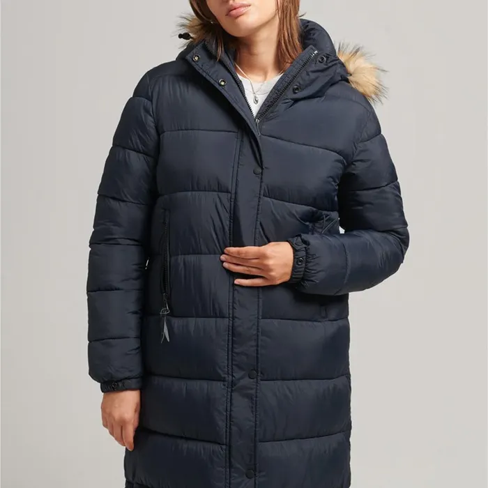 Superdry Vintage Hooded Longline Winterjas Dames