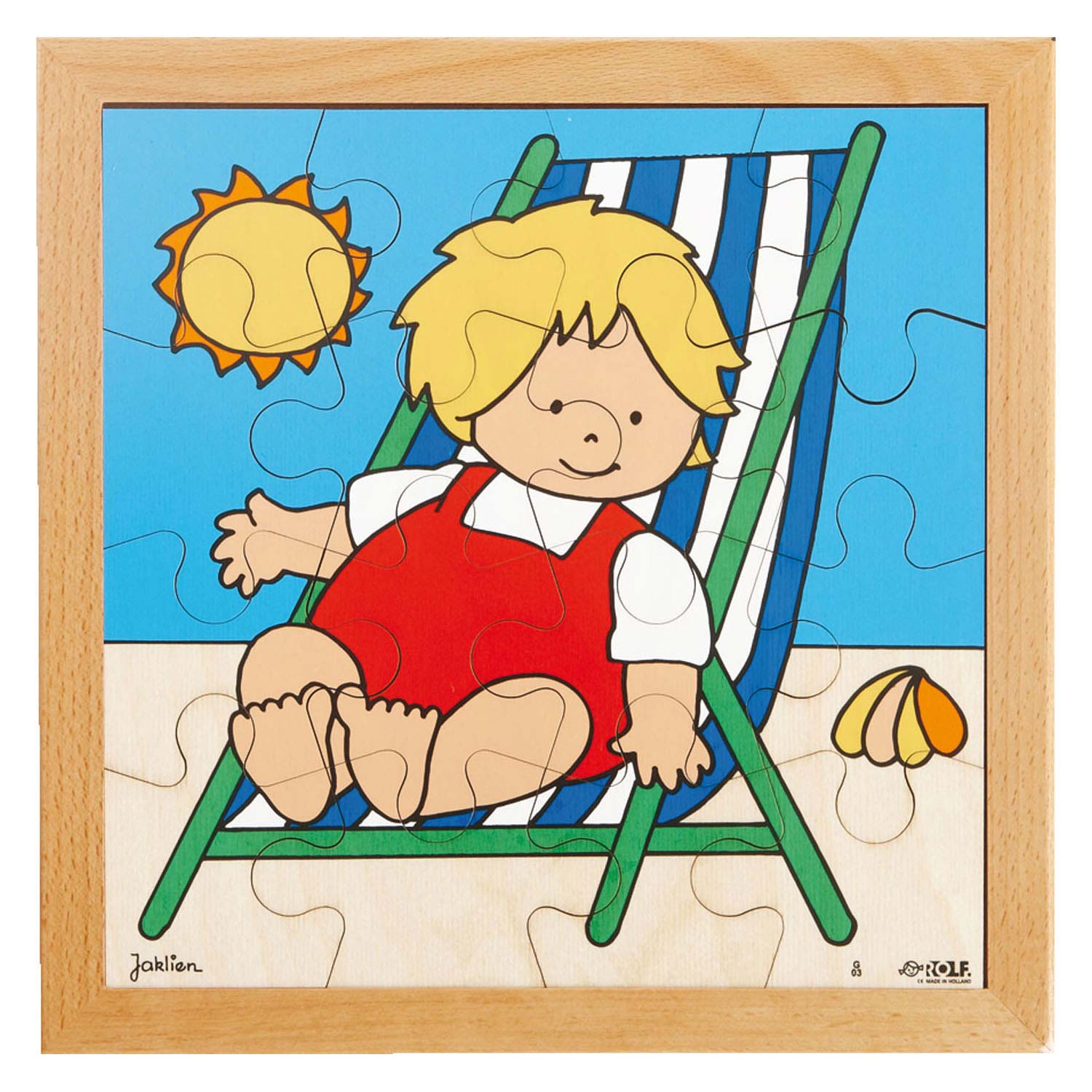 Rolf - Houten Legpuzzel Zomer, 16st.