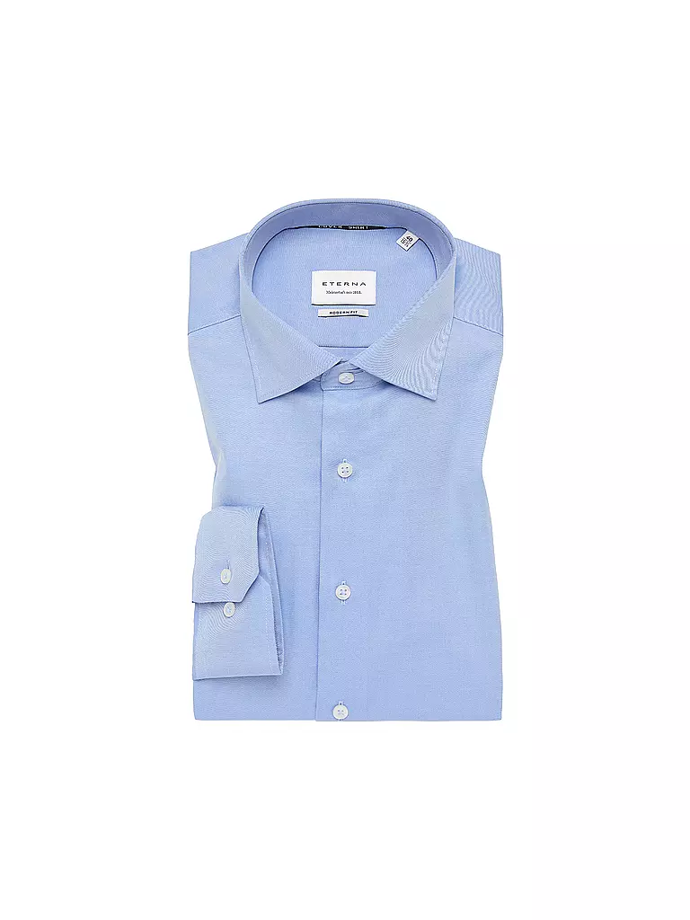 ETERNA Hemd Comfort Fit blau