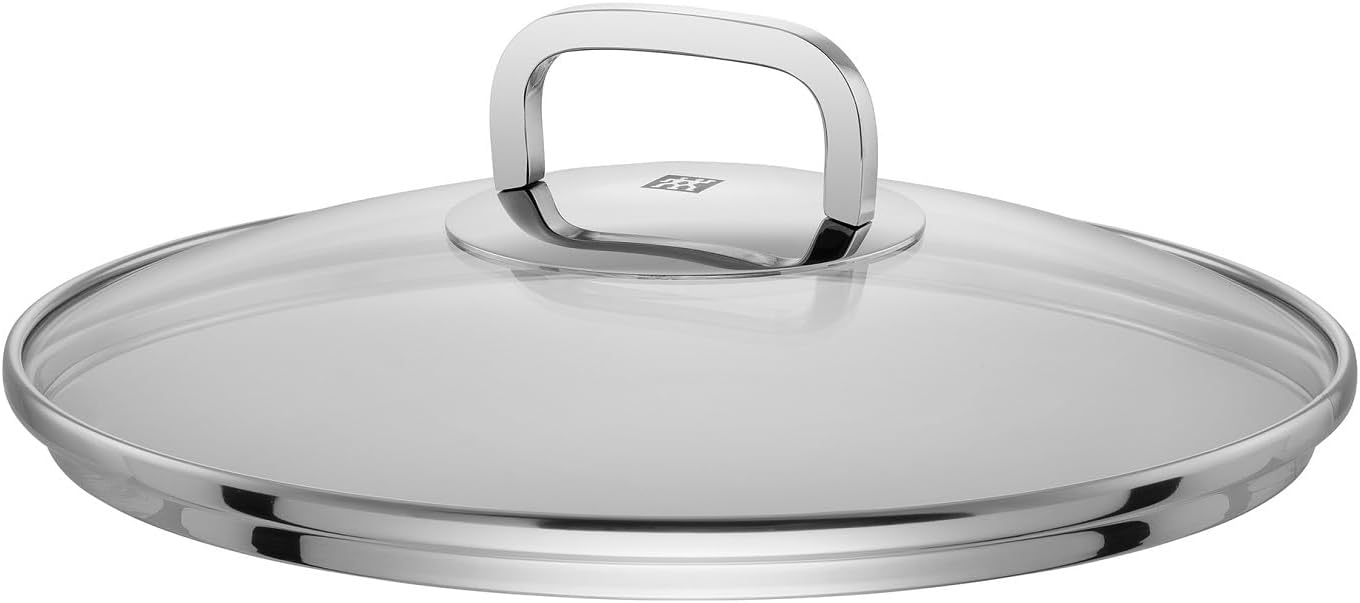 ZWILLING Quadro Kochtopf-Set 5-teilig mit Glasdeckel, Induktionsgeeignet, Unbeschichtet, Edelstahl, Silber