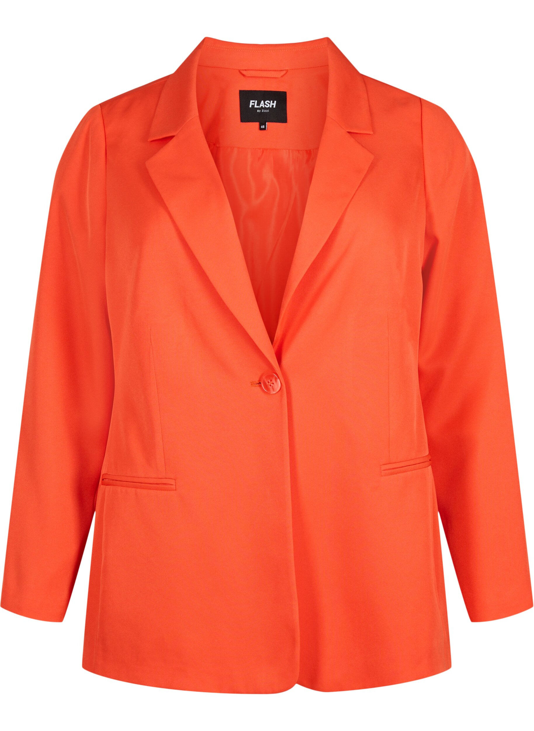 FLASH - Enkel blazer med knap
