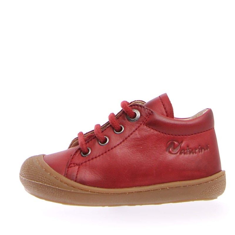 Naturino Naturino Cocoon Supersouple Lacets Rouge