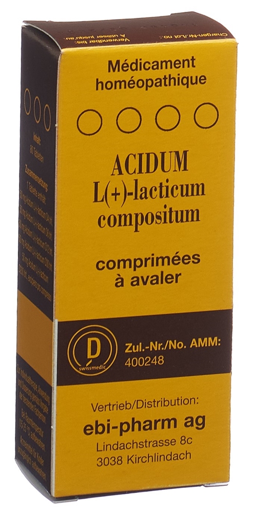 SANUM Acidum L(+)lacticum compositum<br>80 Stück, Tablette