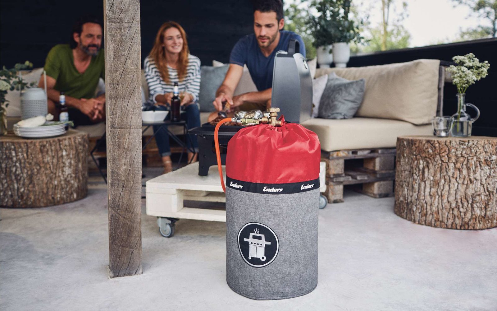 Enders Gasflaschenschutzhülle Lifestyle 5 kg rot