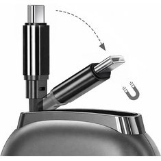 Câble USB 2.0, USB-C - USB-C, rétractable