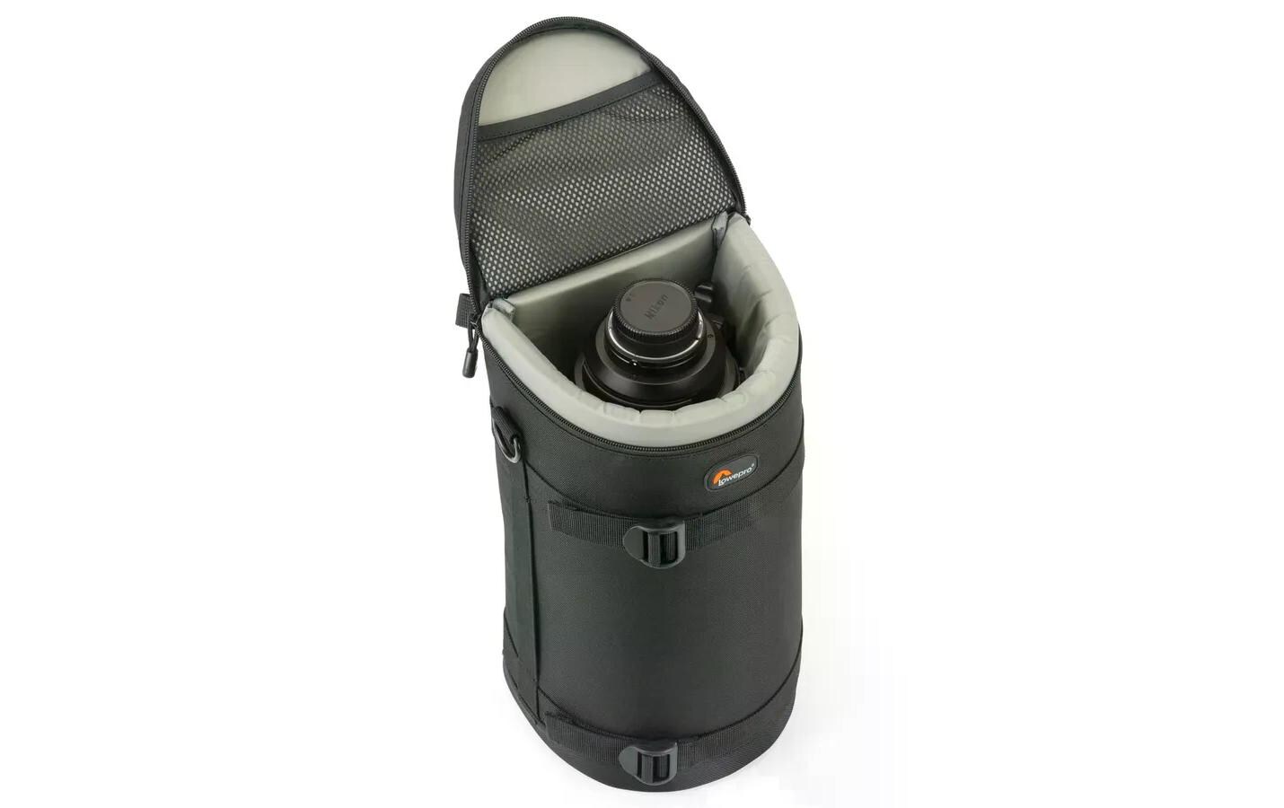 Objektivtasche 13 x 32 cm SchwarzObjektivtasche für ein kompaktes Zoomobjektiv