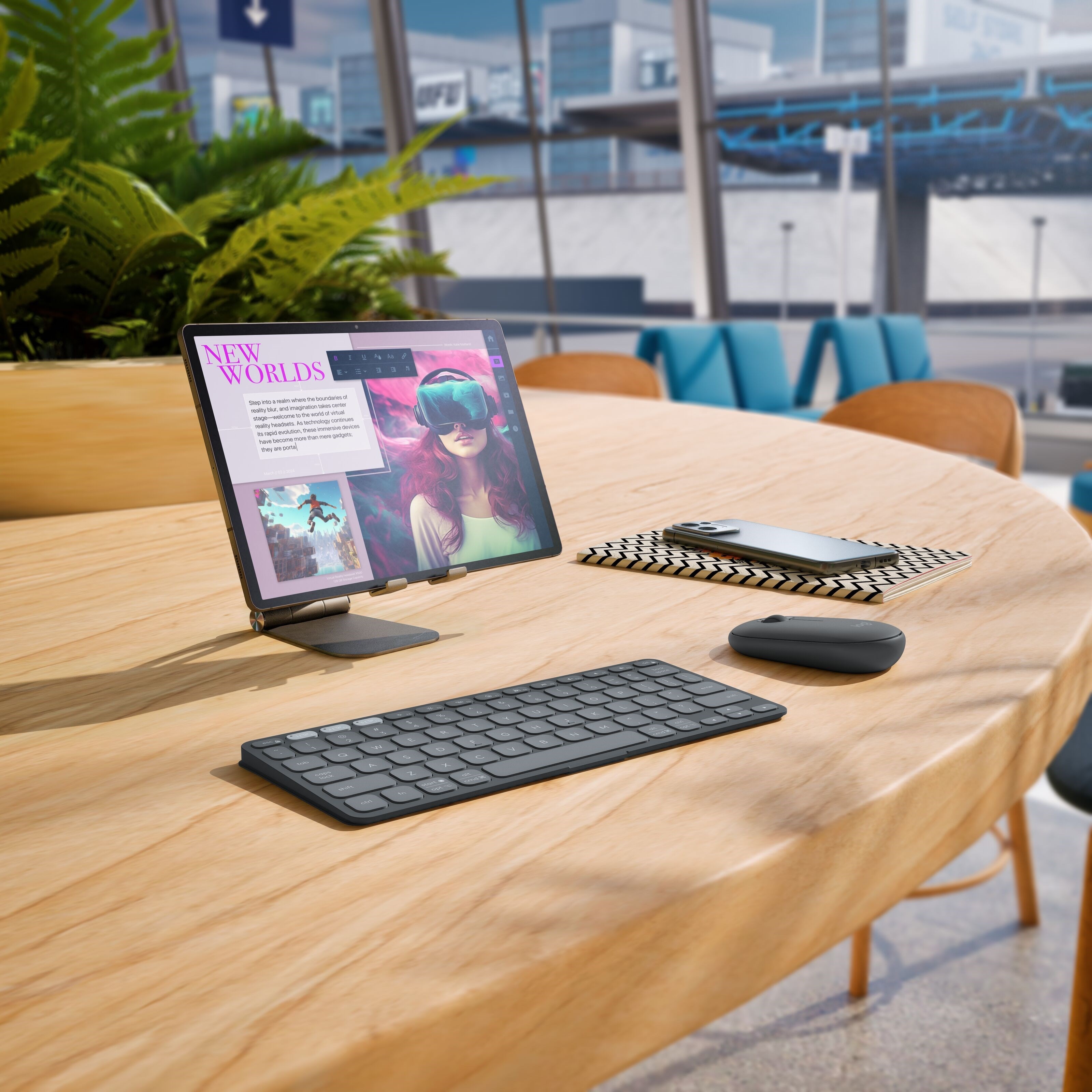 Logitech Keys-To-Go 2 Portabelt Bluetooth-tastatur