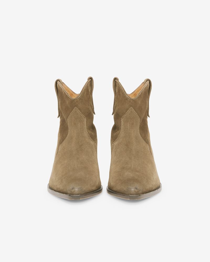 DEWINA BOTTINES EN CUIR VELOURS