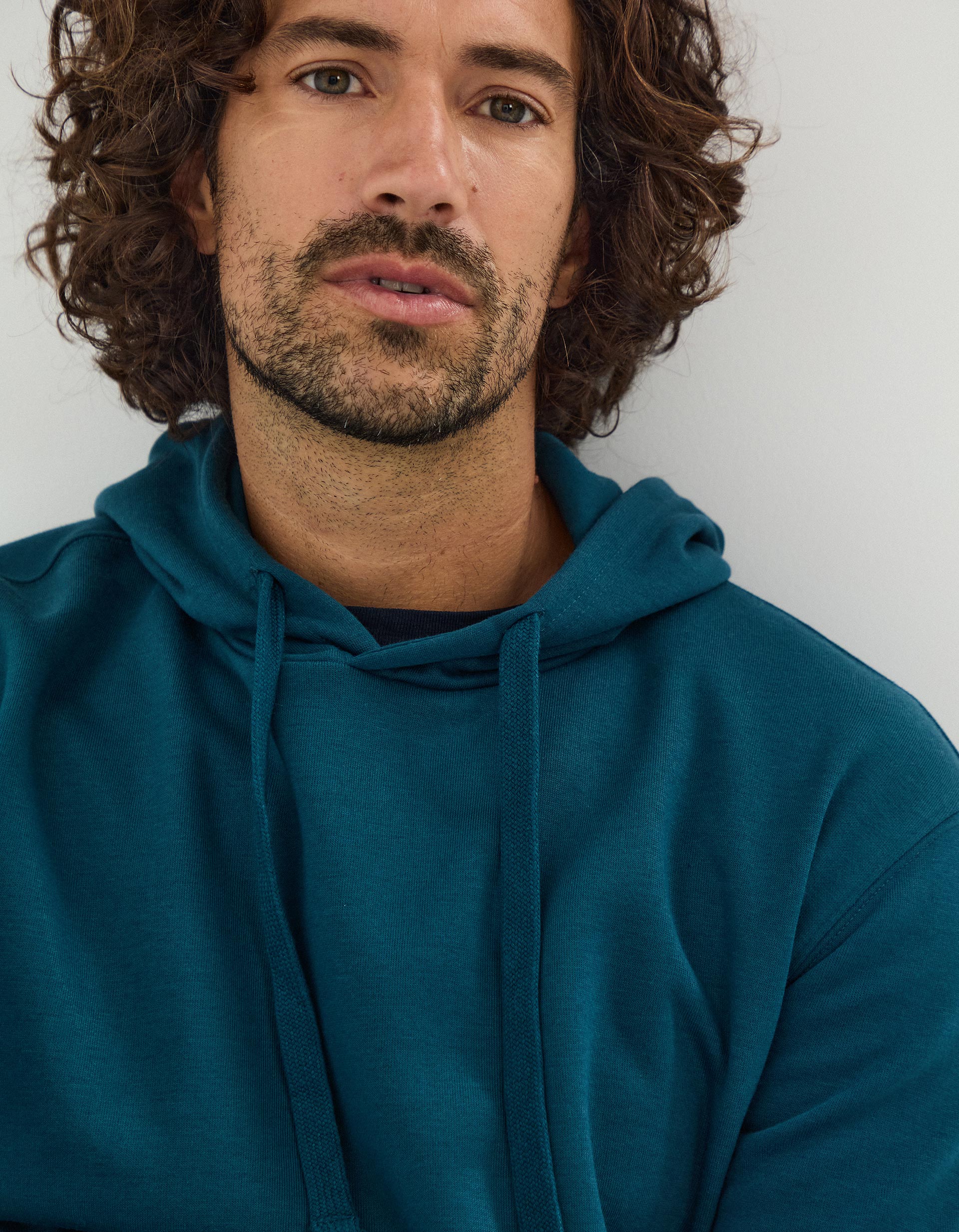 Sweatshirt com Capuz, Homem, Azul