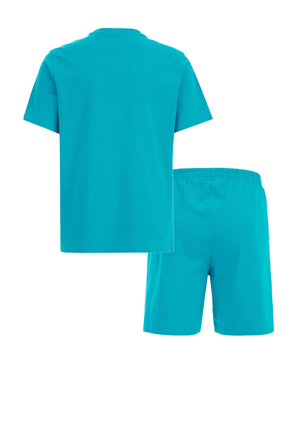 Salty Dog shortama met tekst blauw