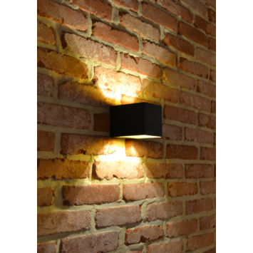 Lucide Devi Wandlamp zwart