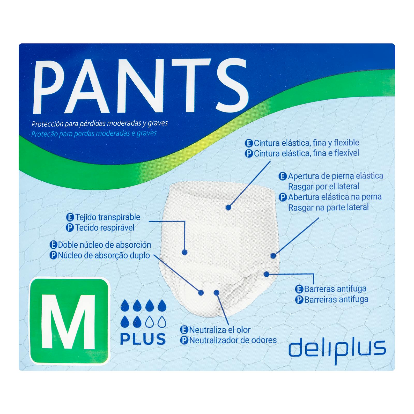 Culottes-couches pour adultes taille M Deliplus Pants plus