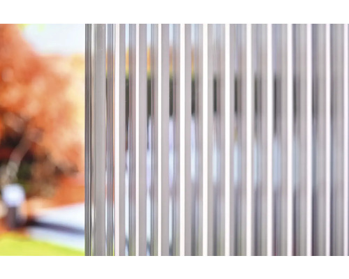 Gutta polycarbonaat meerwandige plaat/wandplaat 20-16 ZEBRAPLATTE wit 2000 mm x 980 mm x 16 mm