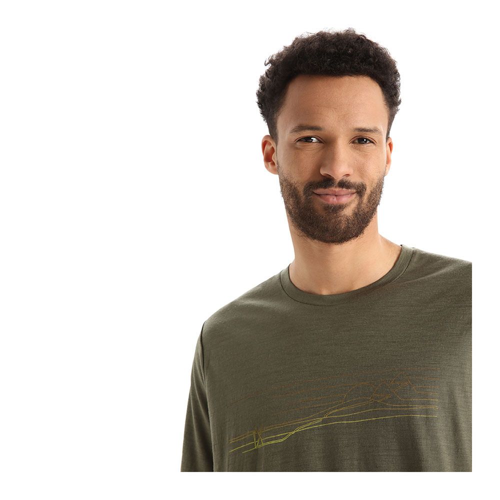 Icebreaker TECH LITE II - Tee-shirt Homme loden