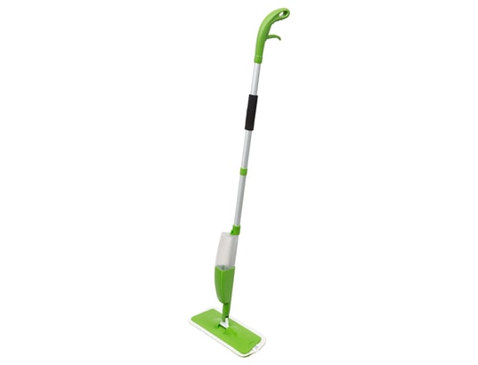 CLEAN HOUSE - Seau + Balai Balai mop avec réservoir intégré et gâchette - 330 ml - vert