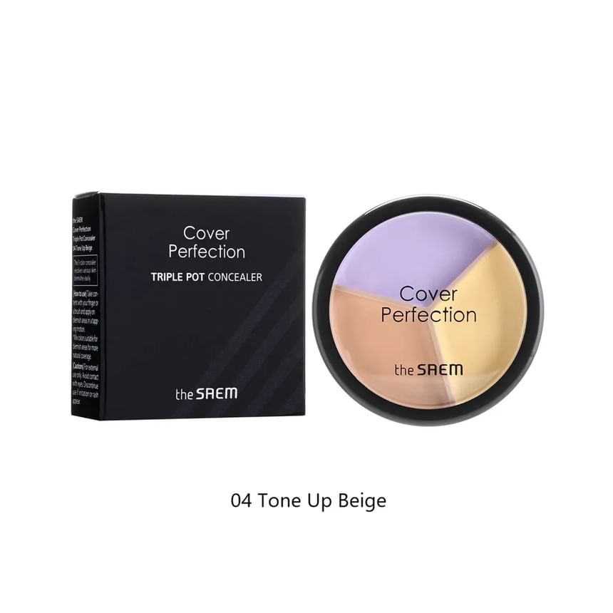 The Saem - Cover Perfection Triple Pot Concealer - 5 soorten