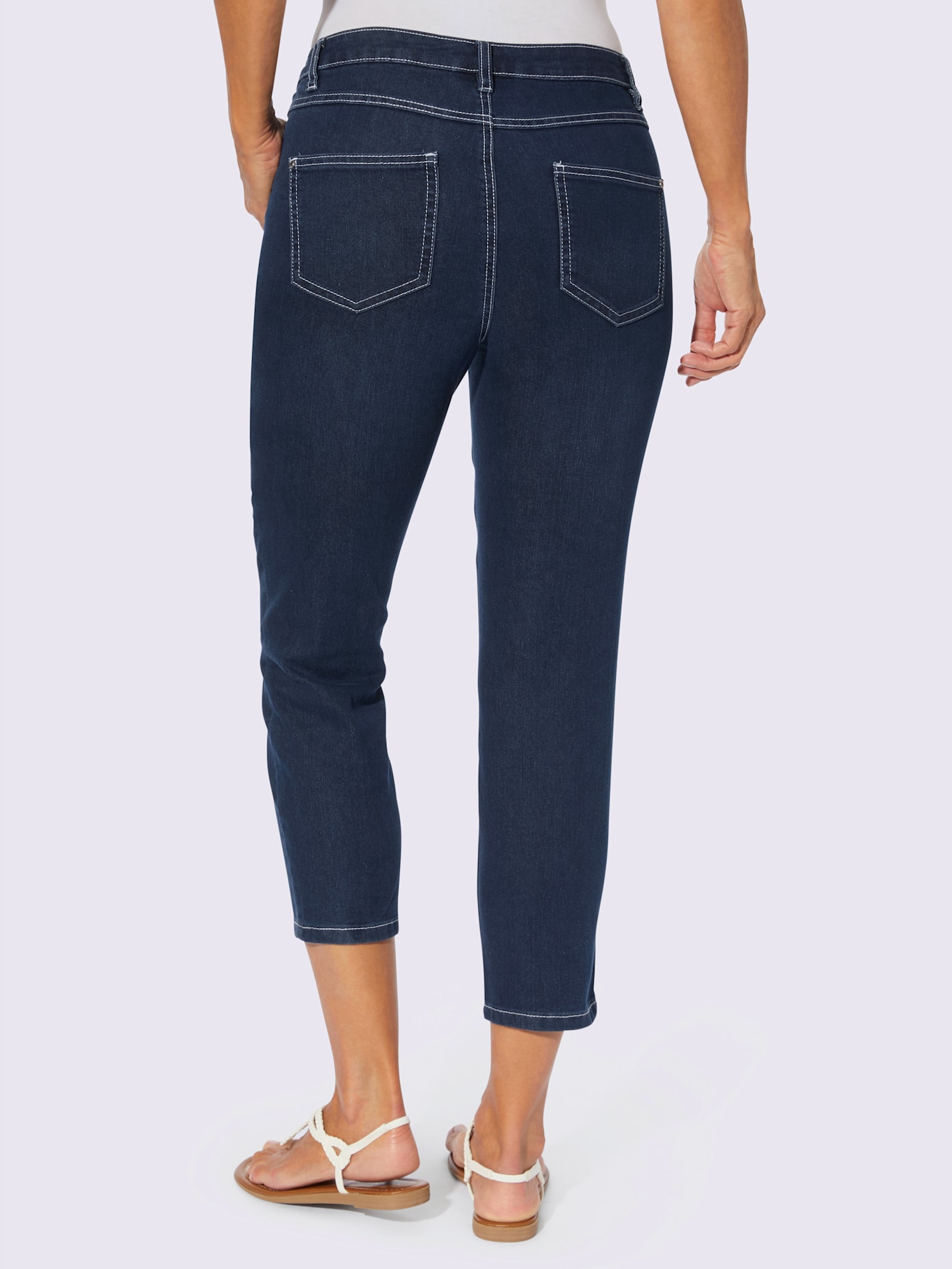 Jean femme 7/8 delavé