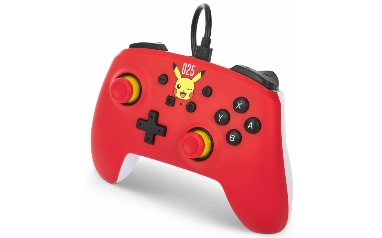 Switch - Power A Wired Controller Lauging Pikachu