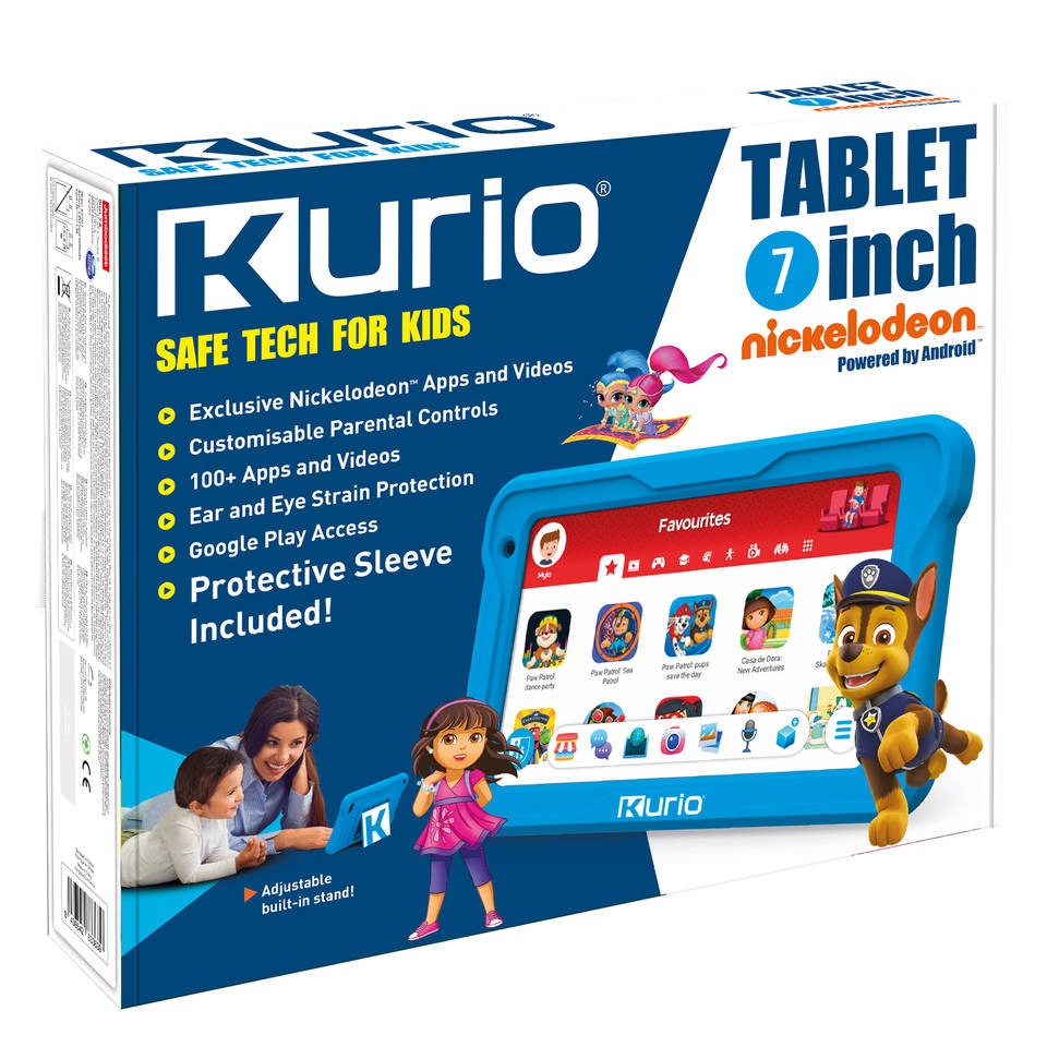 Kurio kindertablet Premium Nickelodeon 7 inch - blauw
