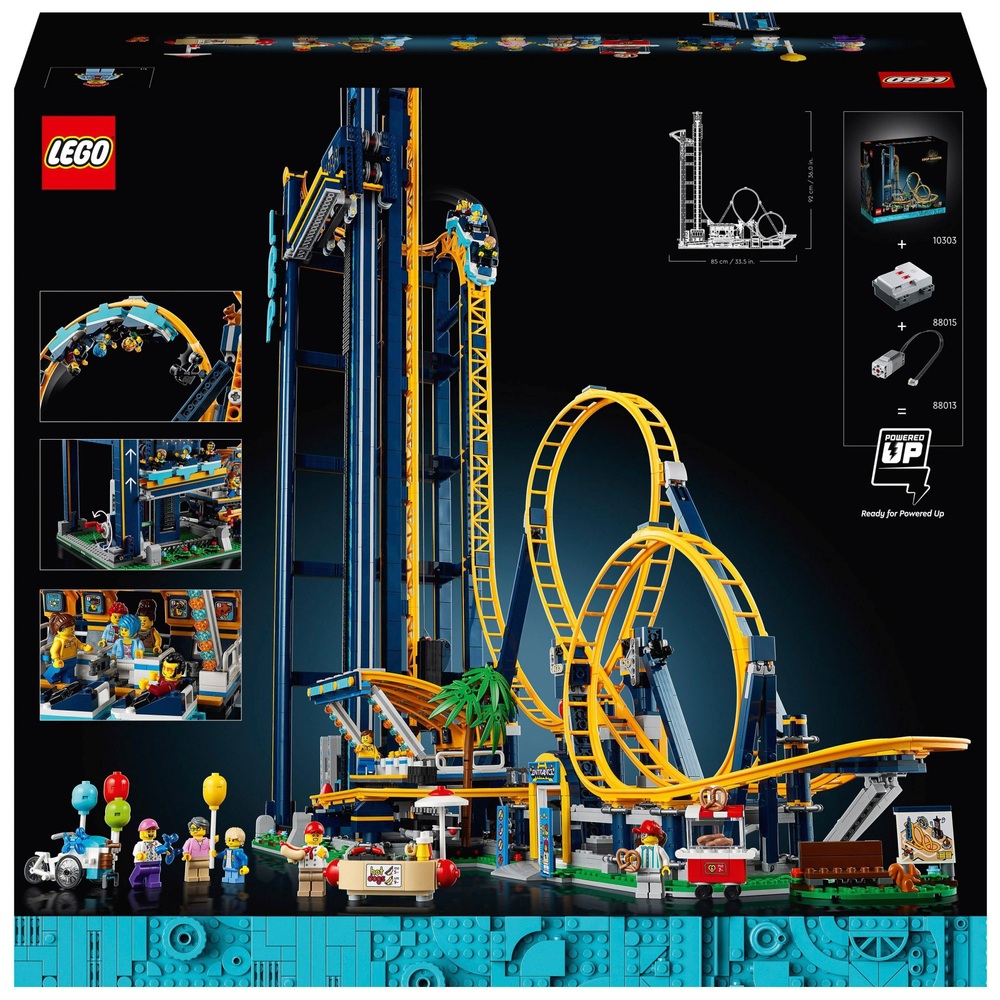LEGO Icons 10303 Loop Coaster Achterbahn-Set für Erwachsene