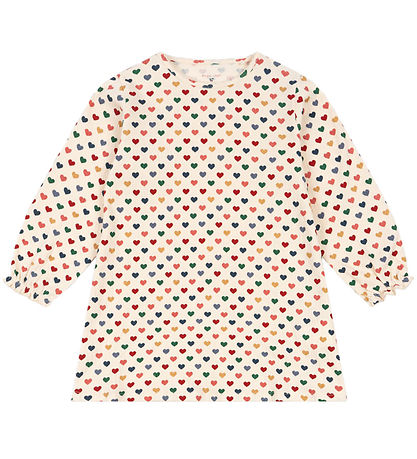 Konges Sløjd Kleid - Chleo - Coeuer Coloré m. Herzen