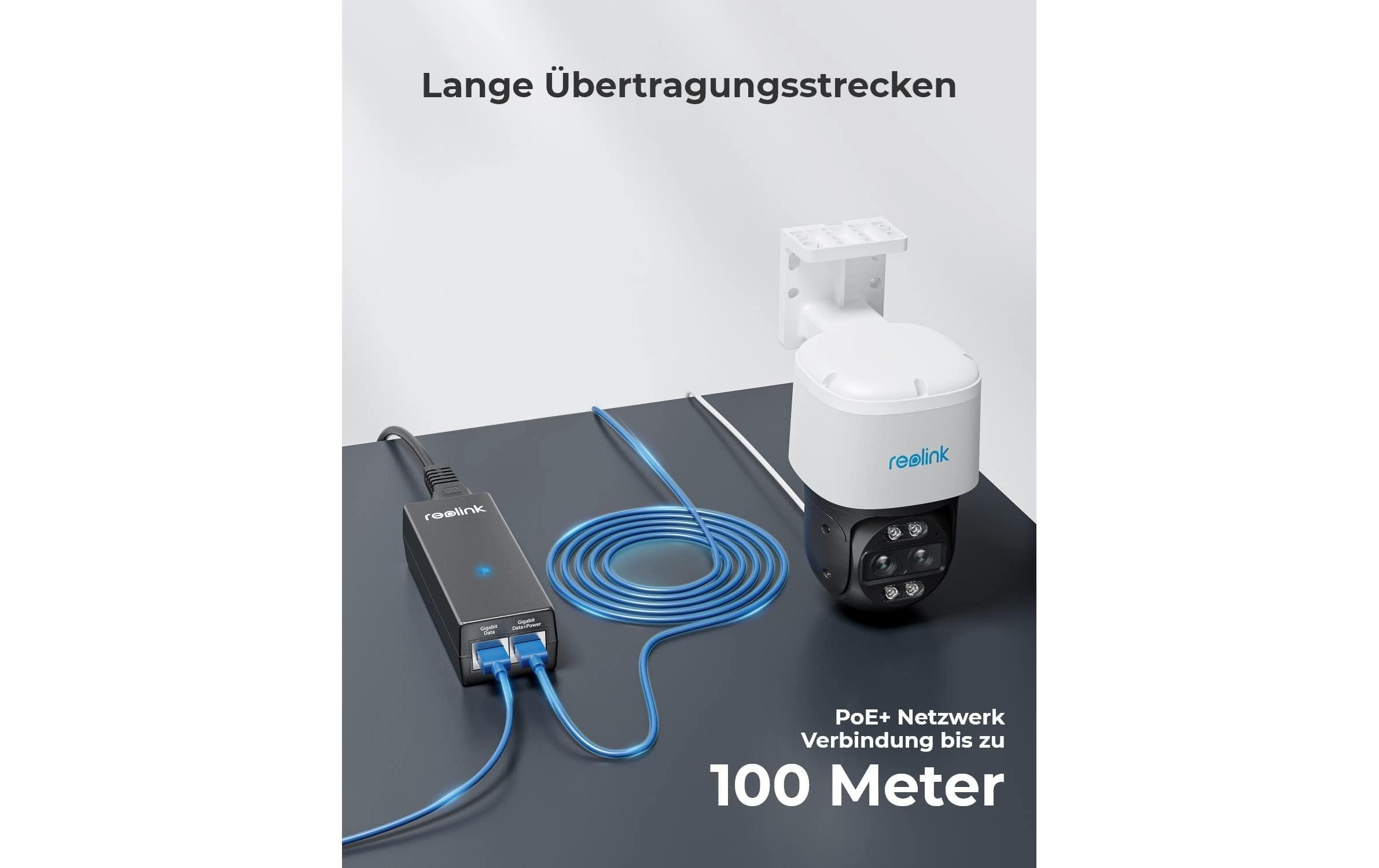 PoE-Injektor – SchwarzPoE-Adapter