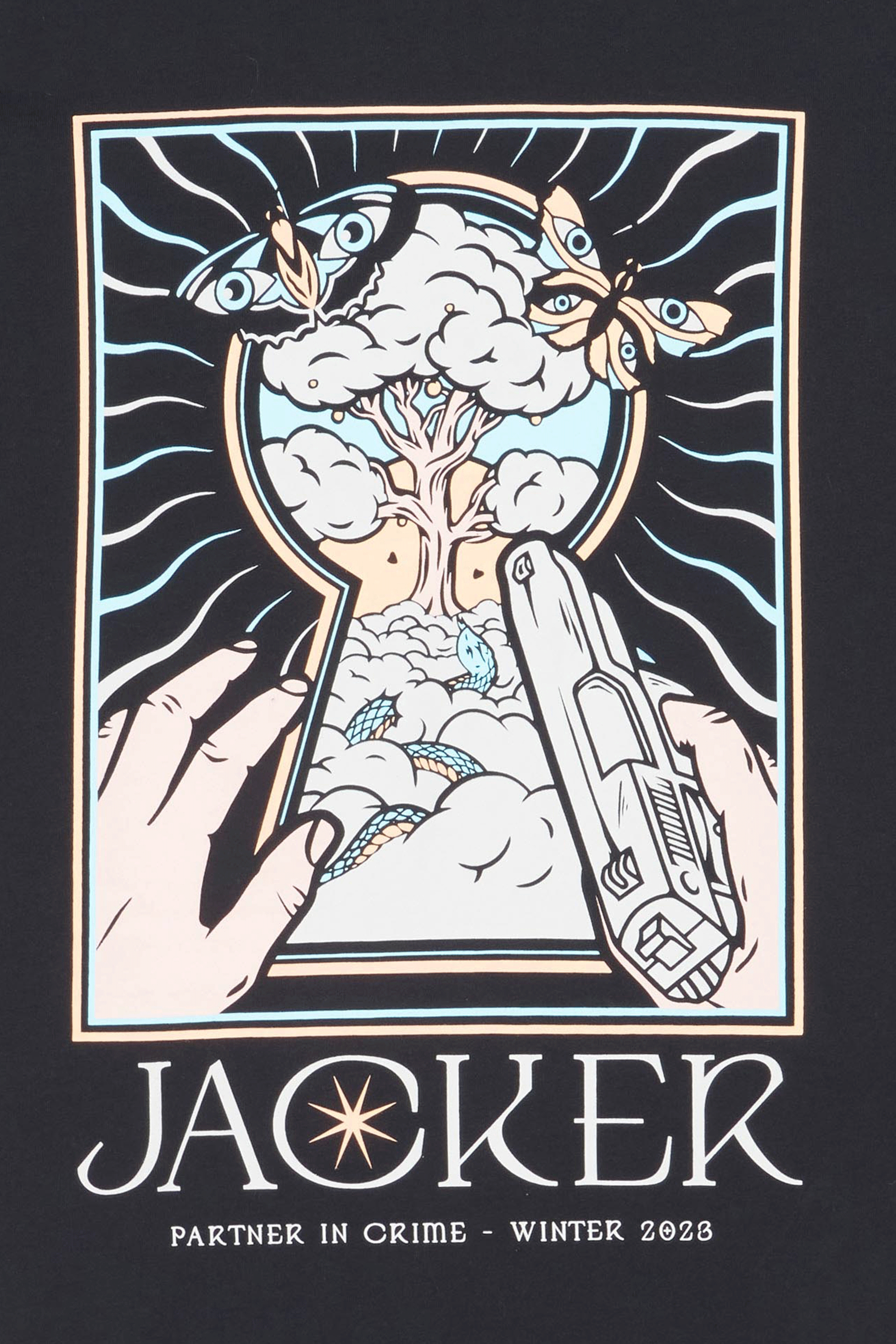 JACKER T-shirt  Paradise Noir