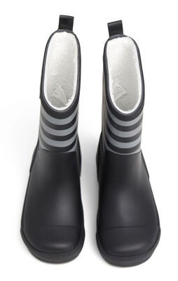 Nordbjørn Dunder Fôrede Gummistøvler, Grey/Black
