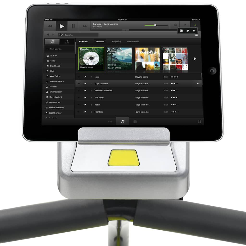 vidaXL Ligfiets met hartslagmeter