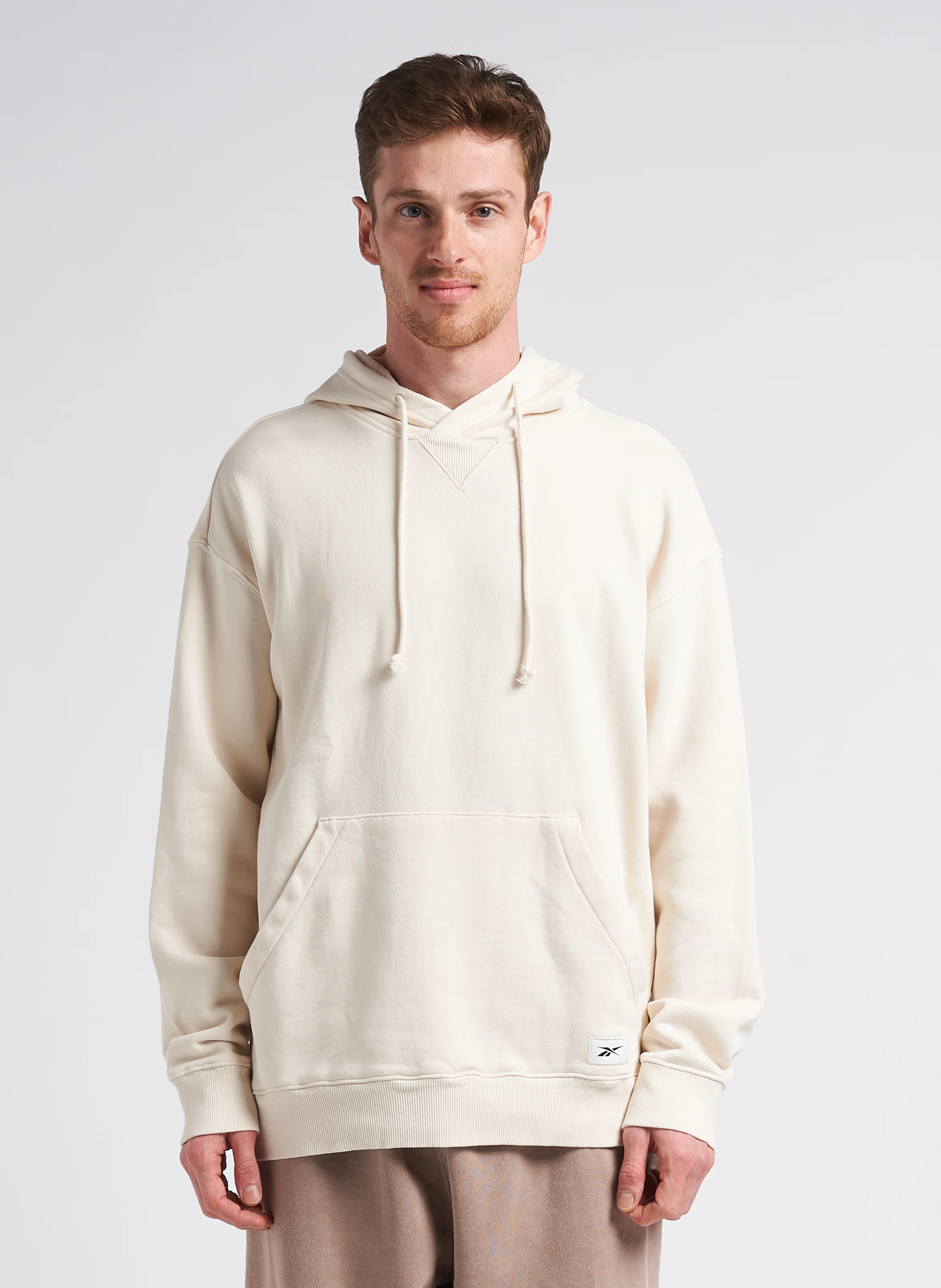 CL ND FT - Sweat à capuche regular-fit en coton | Beige