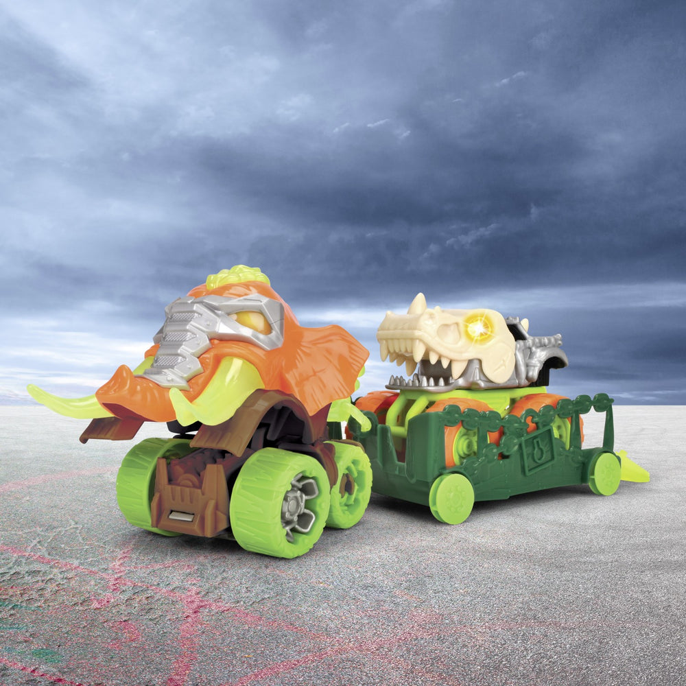 Køb Dickie Toys Monster Ranger Dinosaur Bil Med Anhænger