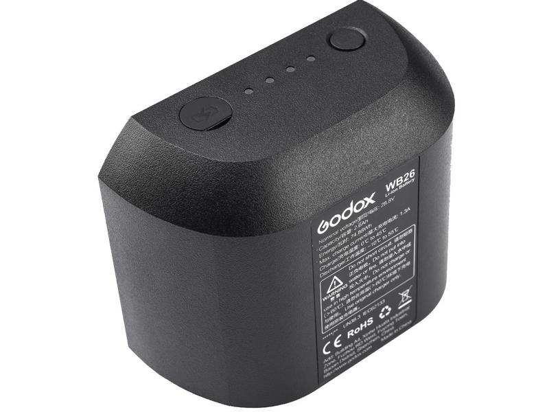 Godox Akku WB26 Professioneller Akku für das Blitzgerät AD600pro von Godox