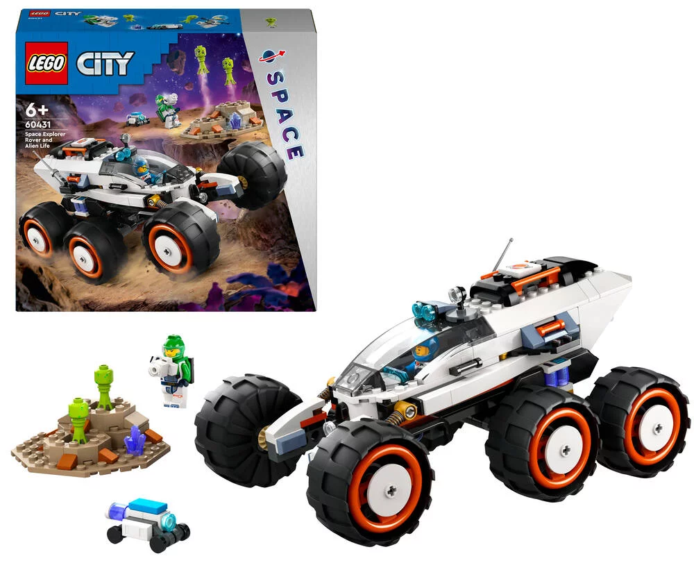 LEGO®CITY 60431 - LE ROVER D’EXPLORATION SPATIALE ET LA VIE EXTRATERRESTRE