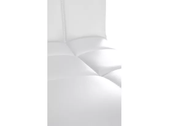 Chaise gondole - Similicuir - Blanc - Palma V2