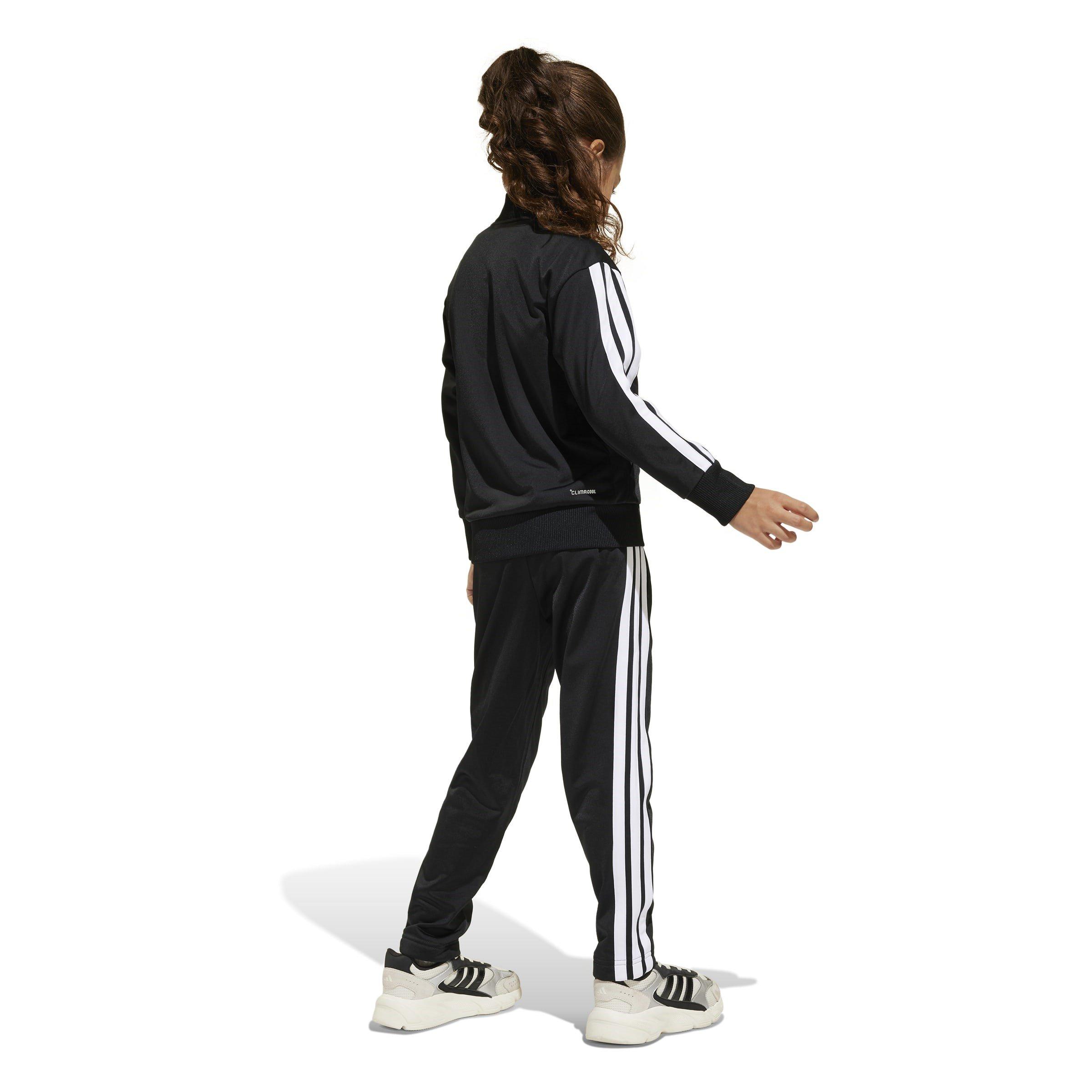 adidas Seasonal Essentials Tiberio 3 Stripes Tricot Track Suit Kids