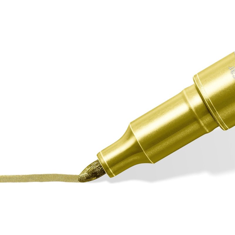 Marqueur staedtler corps metallique 8323 pointe ogive  2,7mm trace 1 a 2mm