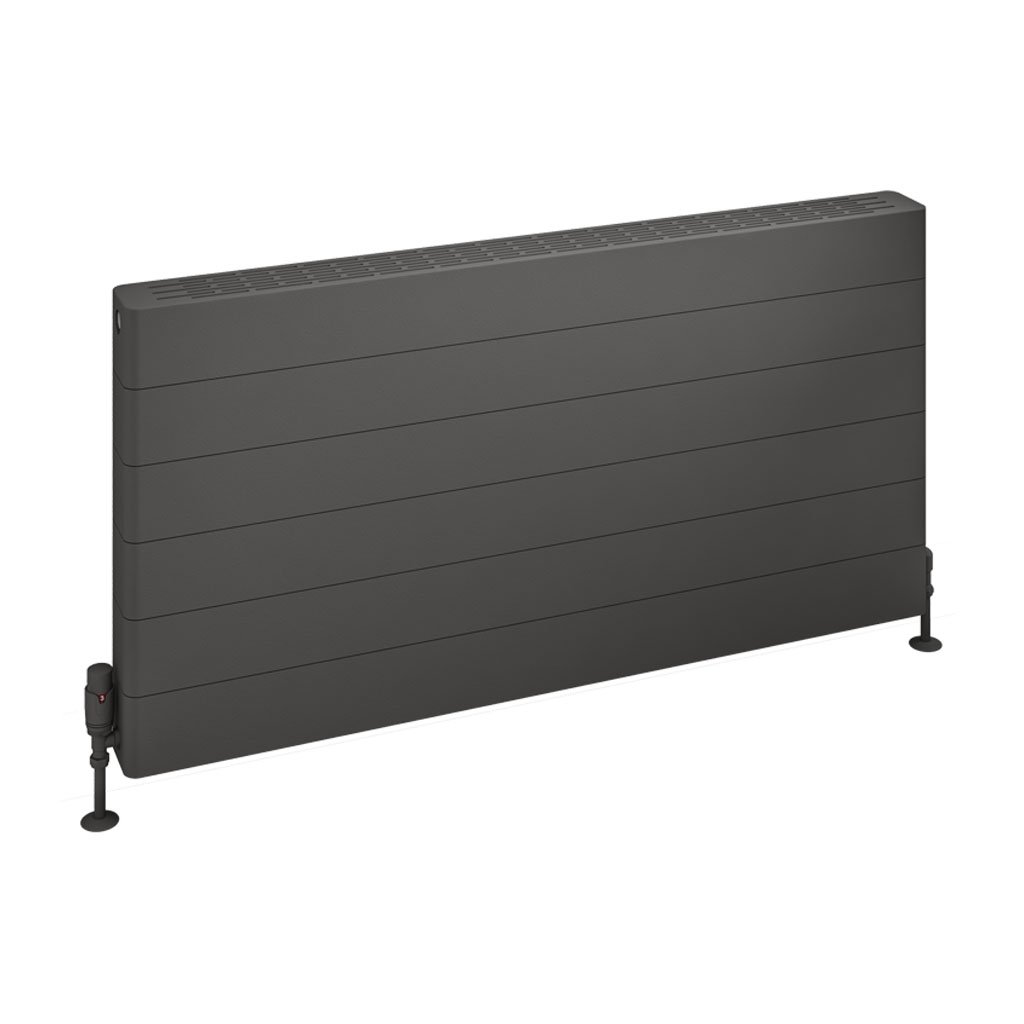 Eastbrook Keynsham paneelradiator met streep 120x60cm 2365W antraciet