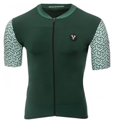 Maillot Manches Courtes LeBram Aspin Vert Agave Coupe Ajustée