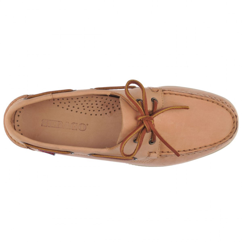 DOCKSIDES PORTLAND vegtan hand natural-Chaussures bateau pour homme en cuir Portland