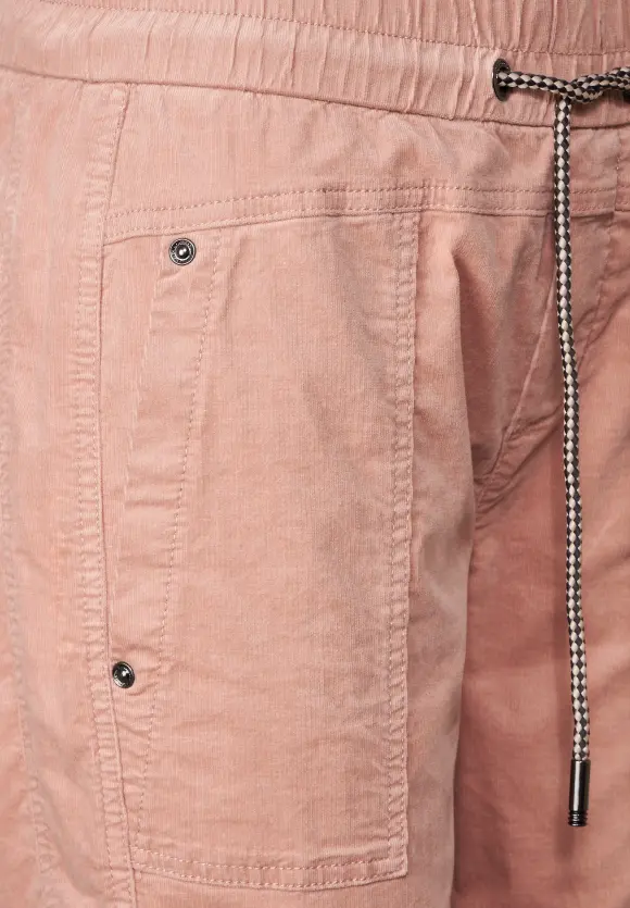 Loose Fit Cordhose - dull legend rose