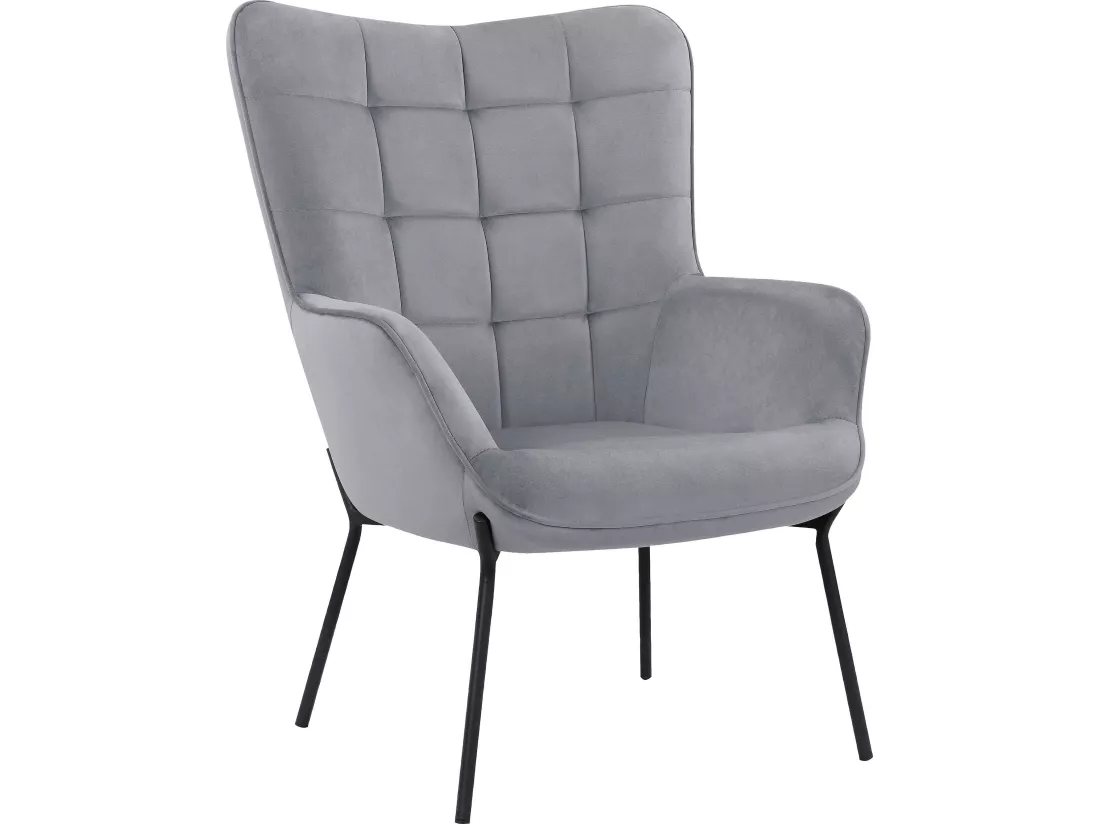 Fauteuil Boris Gris Clair Stax