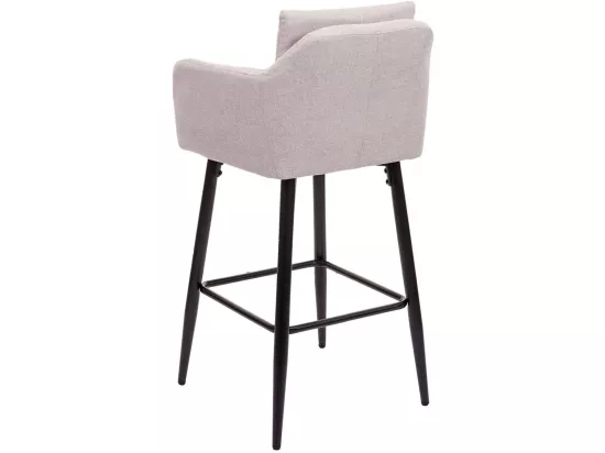 Lot de 2 tabourets métal crème 54 x 53 x 101 cm TDB04063