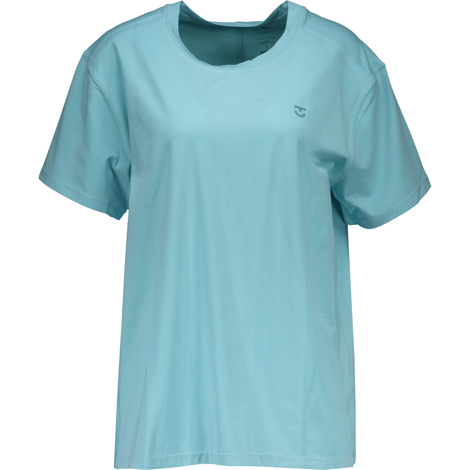 Tone Up Damen-T-Shirt Laid Back XS, türkis