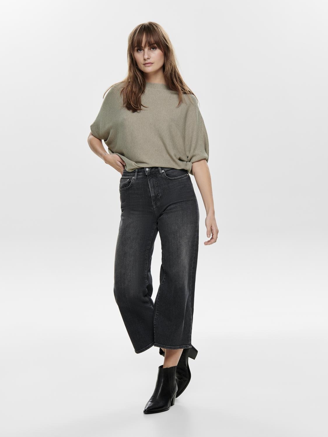 JDYNEW Strickpullover Simply Taupe