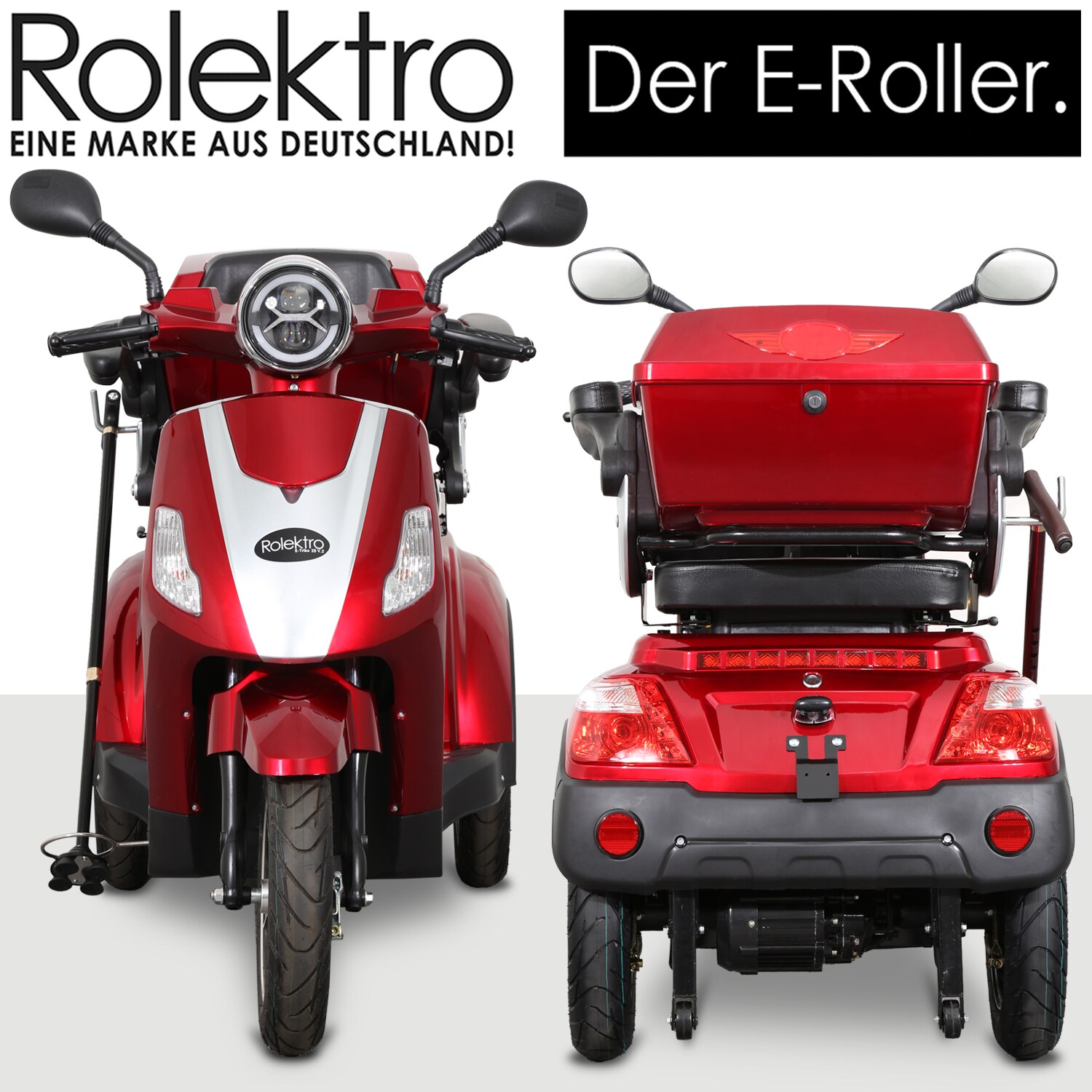 Rolektro E-Trike 25, V.2 in Rot